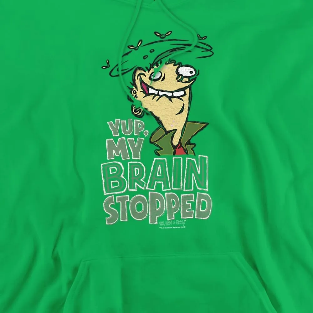 Trevco Ed Edd N Eddy Brain Dead Ed Unisex Adult Pull-Over Hoodie