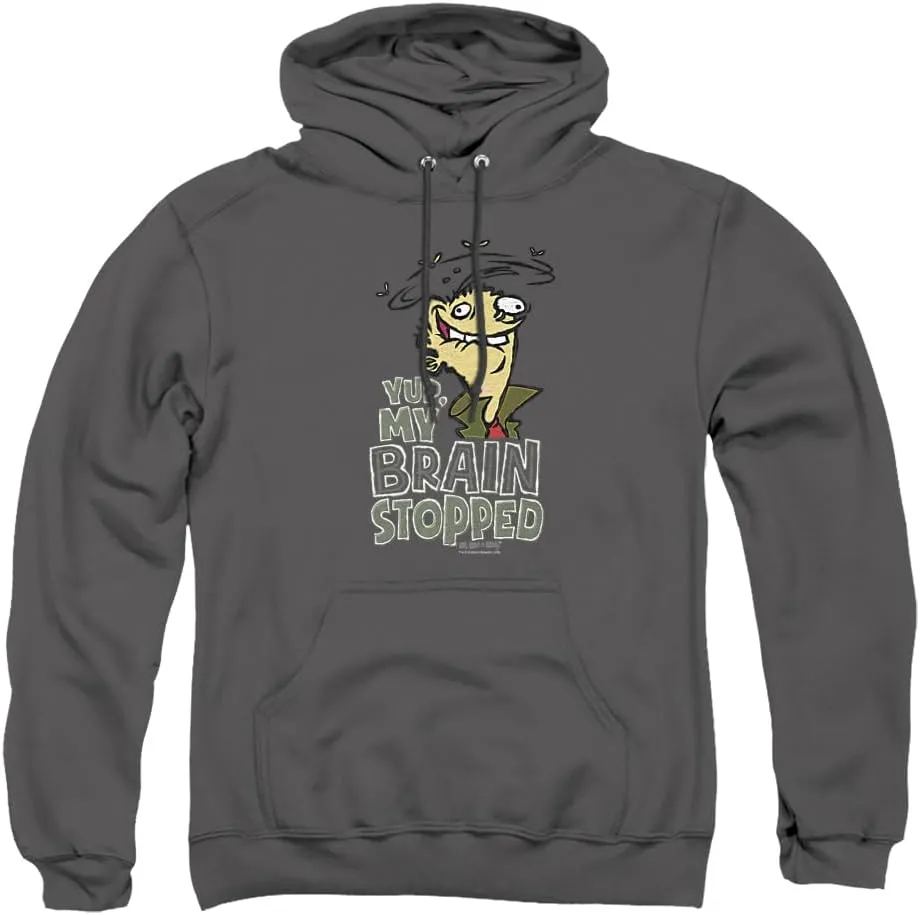 Trevco Ed Edd N Eddy Brain Dead Ed Unisex Adult Pull-Over Hoodie