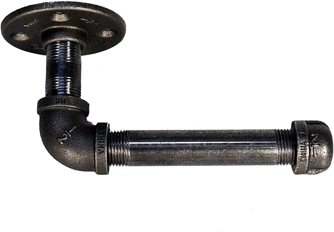 Turnbull Farms(TM) Industrial Pipe Toilet Paper Holder - Multiple Styles (Elbow)