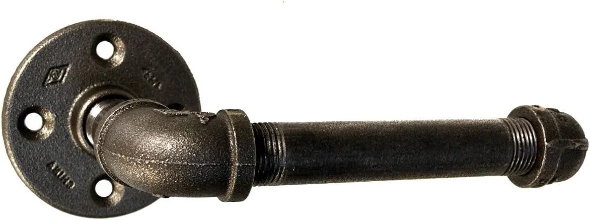 Turnbull Farms(TM) Industrial Pipe Toilet Paper Holder - Multiple Styles (Elbow)