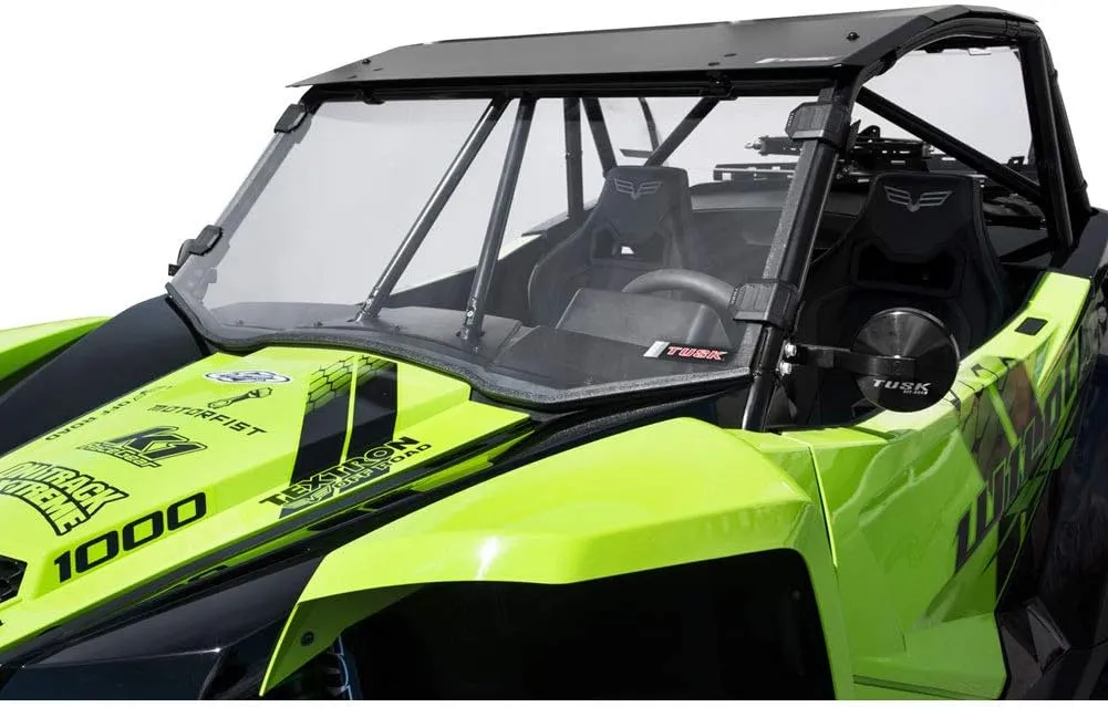 Tusk Removable Full Windshield Clear - Scratch Resistant - Fits: TEXTRON WILDCAT XX 2018-2019