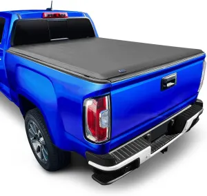 Tyger Auto T1 Soft Roll Up Truck Bed Tonneau Cover Compatible with 2015-2018 Chevy Colorado / GMC Canyon | Fleetside 5'2" Bed (61") | TG-BC1C9012 , Black