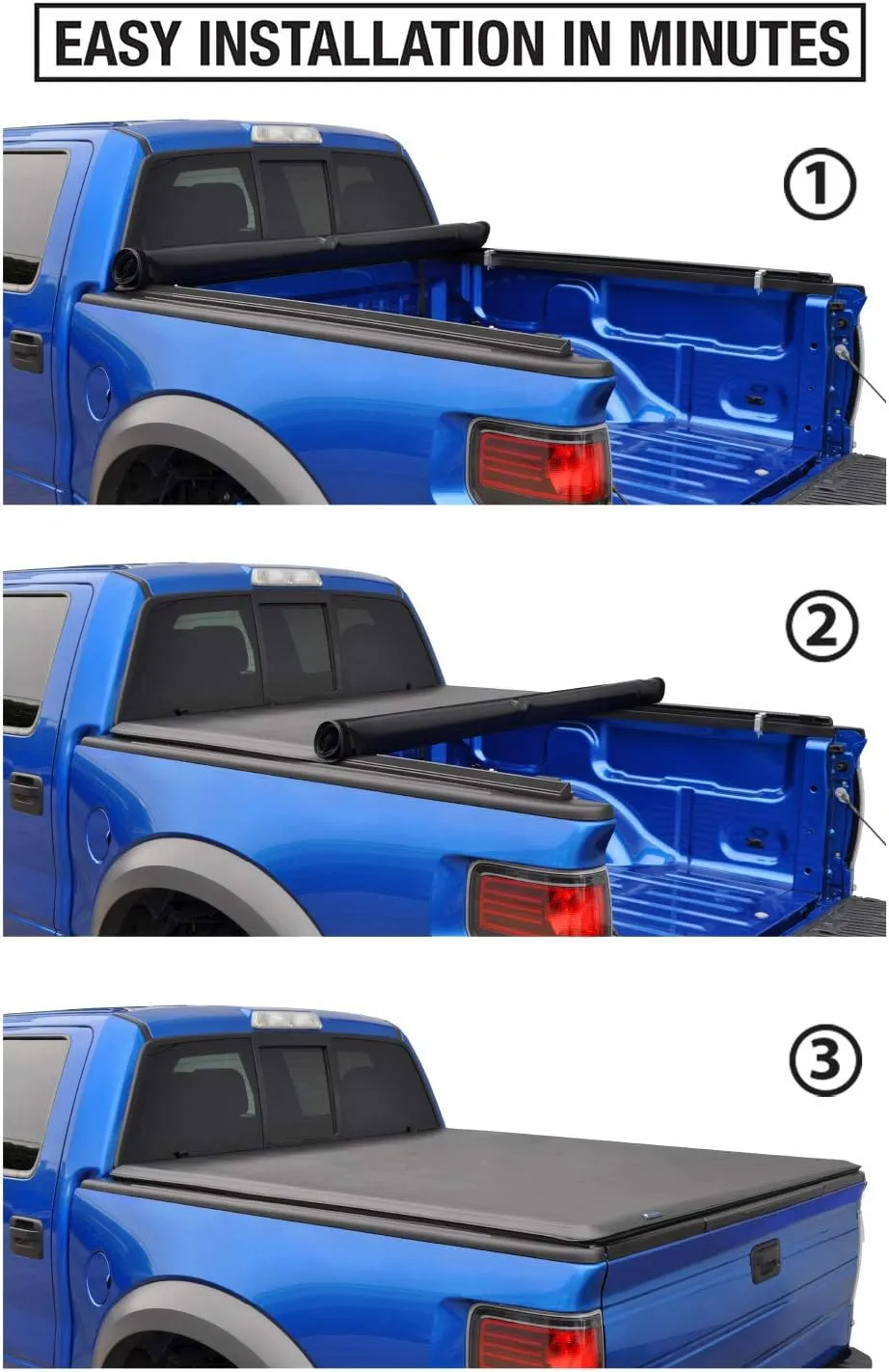 Tyger Auto T1 Soft Roll-up Truck Bed Tonneau Cover Compatible with 2022-2025 Nissan Frontier | 5' (60") Bed | TG-BC1N9057