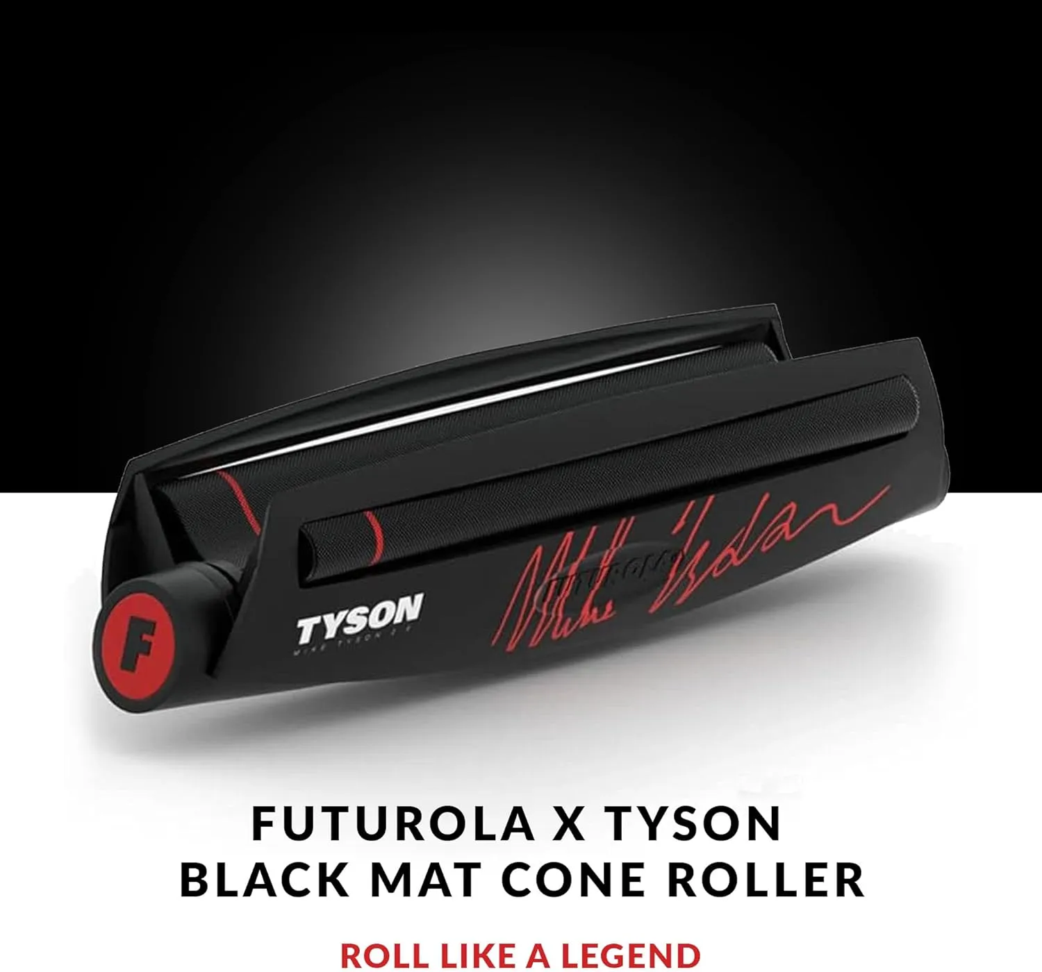 Tyson 2.0 x Futurola Cone Roller For Precise Rolling (Black Mat) - Roll Perfect Cones Effortlessly Every Time with Cone Rolling Machine for Rolling Papers