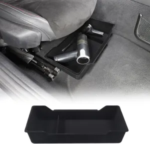 Under Seat Storage Box Compatible with Toyota Supra GR A90 A91 MK5 2019-2024, ABS Driver Passenger Underseat Storage Tray Organizer, Auto Interior Storage Accessories