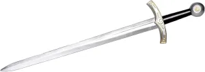 UNDERWRAPS Sword with Sphere Pommel - Medieval Swords for Kids, Renaissance Cosplay Weapons, Knight Costume Accessories, Prop Foam Swords for Play Fighting