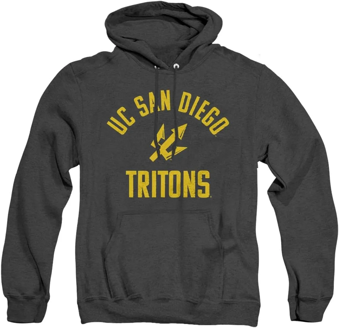University of California San Diego Official One Color Ucsd Tritons Logo Unisex Adult Pull-Over Hoodie