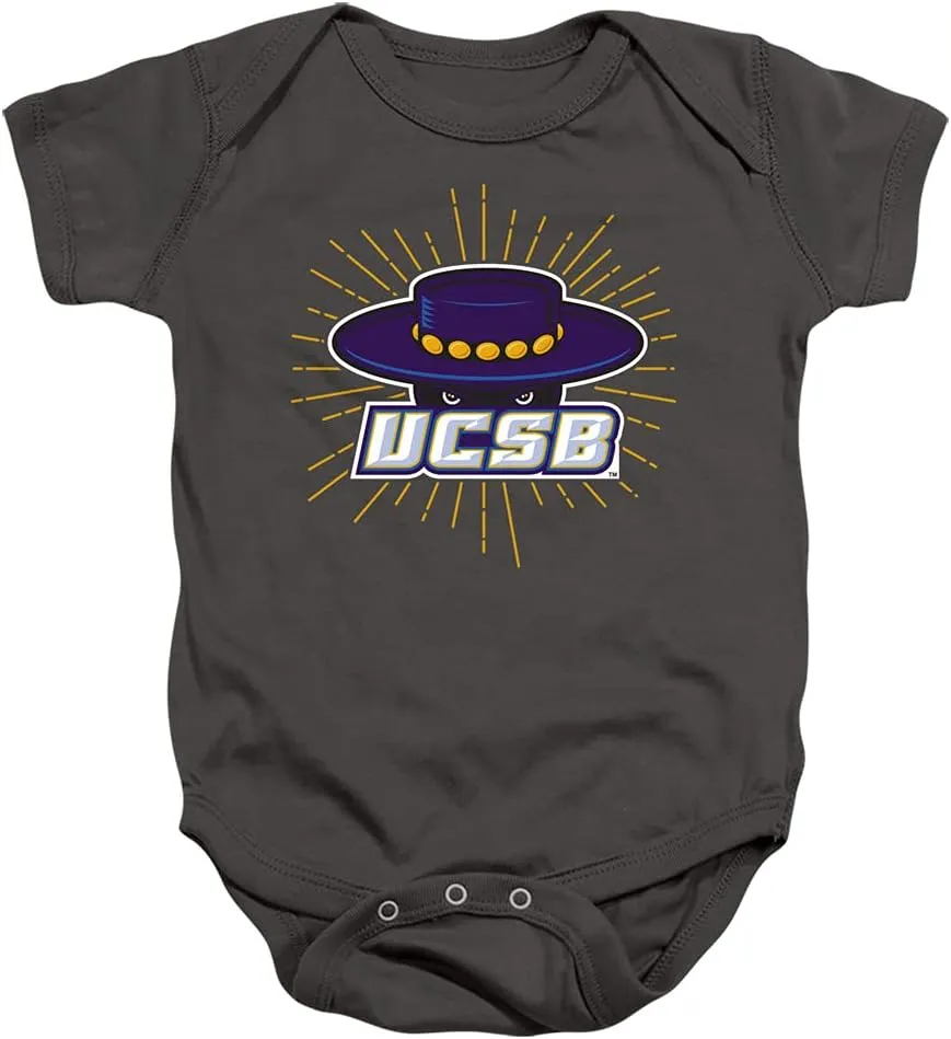 University of California, Santa Barbara Official Burst Unisex Infant Snap Suit for Baby