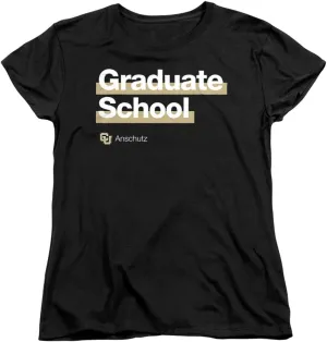 University of Colorado Anschutz Medical Campus Graduate School Bold Women's T Shirt