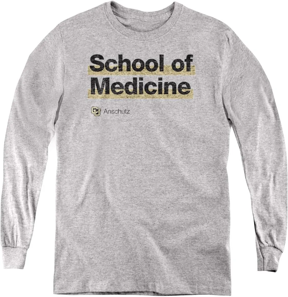 University of Colorado Anschutz Medical Campus School of Medicine Bold Youth Long Sleeve T Shirt