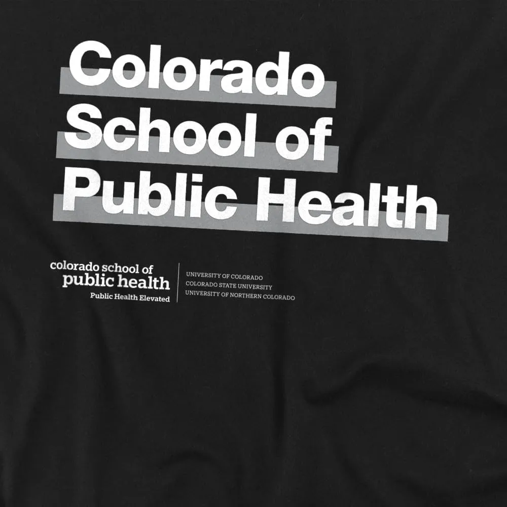 University of Colorado Anschutz Medical Campus School of Public Health Bold Unisex Adult Tall T Shirt