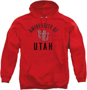 University of Utah Official One Color Utes Logo Unisex Adult Pull-Over Hoodie