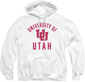 University of Utah Official One Color Utes Logo Unisex Adult Pull-Over Hoodie