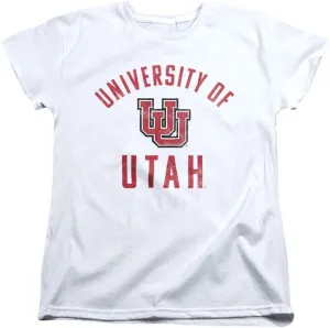 University of Utah Official One Color Utes Logo Women's T Shirt