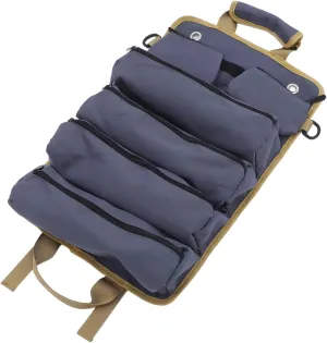 Uonlytech Versatile Tool Bag Roll up Organizer for Gardeners Electricians Woodworkers Car Tool Storage Canvas