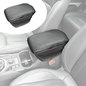Upgraded Car Center Console Cover,Leather Car Armrest Cover Cushion with 2 Storage Bags,Car Armrest Storage Box Car Interior Accessories for Subaru Forester SK 2019 2020 2021 2022 2023 2024