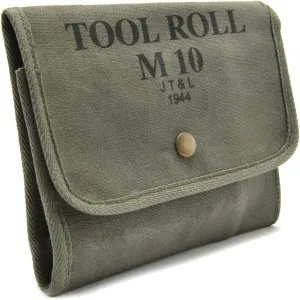 U.S. WW2 M10 Tool Roll Marked JT&L1944