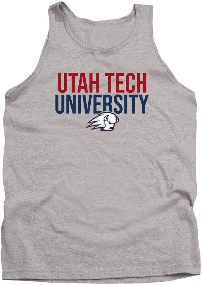 Utah Tech University Official Stacked Unisex Adult Tank Top