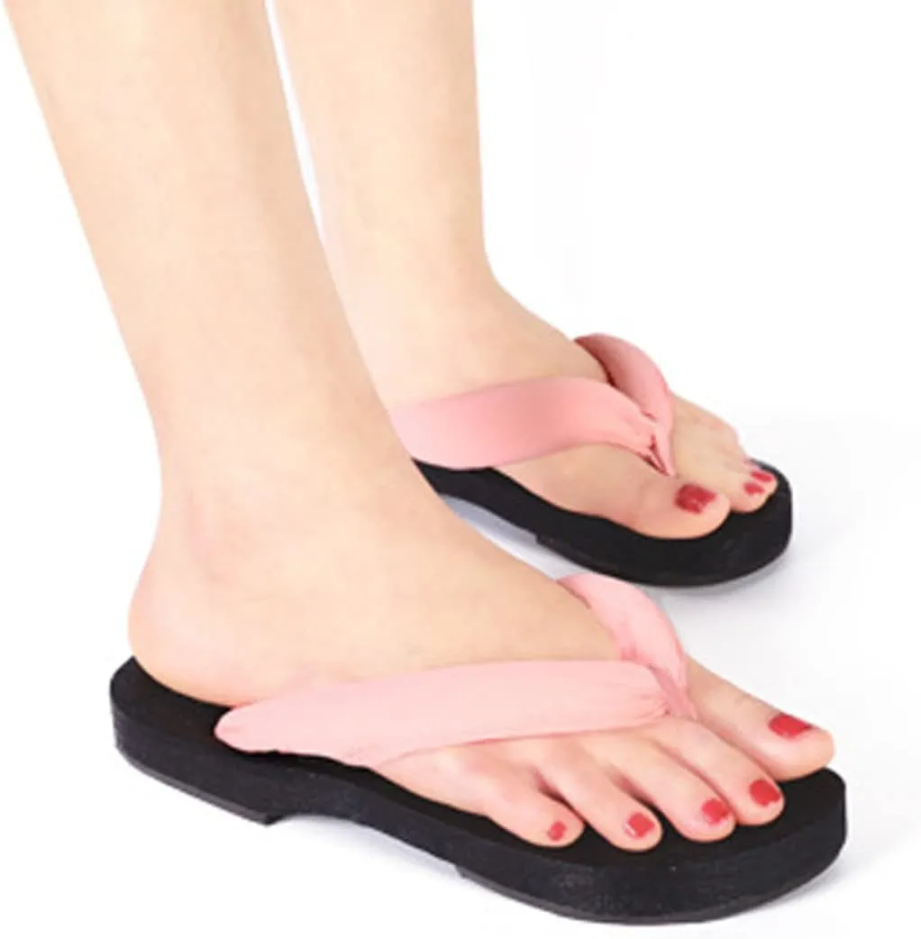 UZAIN Anime Tanjirou Zenitsu Cosplay Clog Shoes Japanese Sandals for Women Geta Wooden Anti-Slip flip-Flops Prop Oshitari