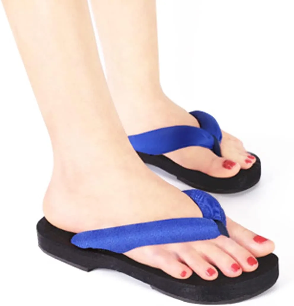 UZAIN Anime Tanjirou Zenitsu Cosplay Clog Shoes Japanese Sandals for Women Geta Wooden Anti-Slip flip-Flops Prop Oshitari