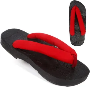 UZAIN Anime Tanjirou Zenitsu Cosplay Clog Shoes Japanese Sandals for Women Geta Wooden Anti-Slip flip-Flops Prop Oshitari