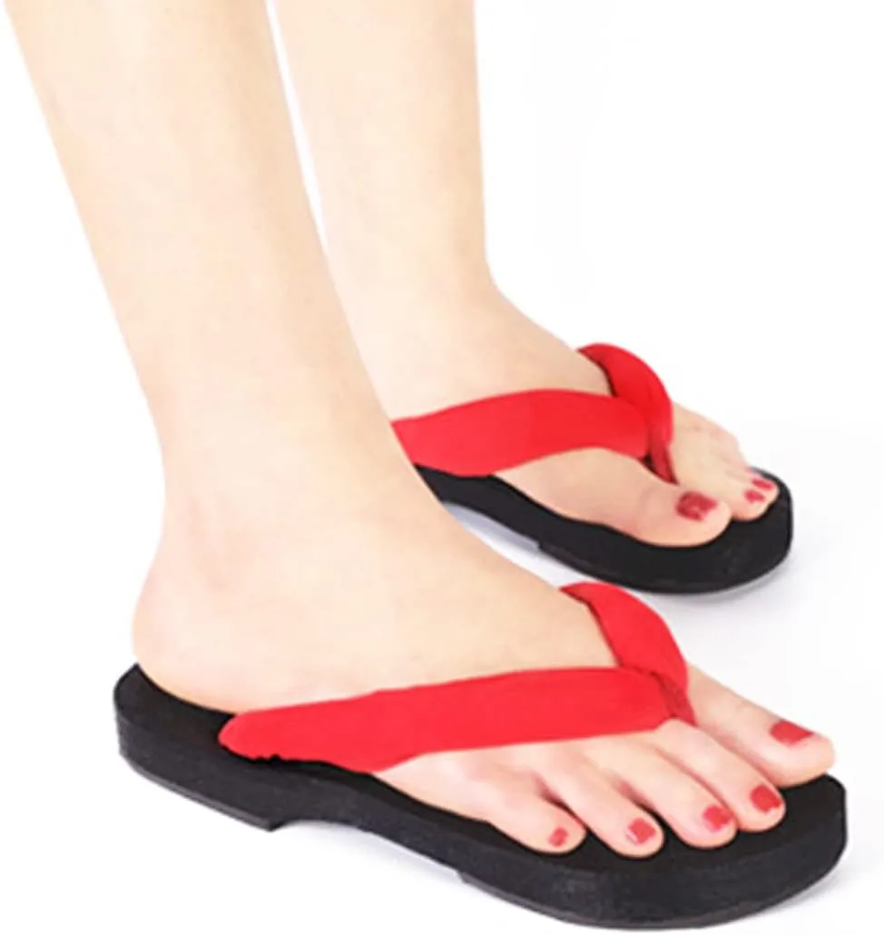 UZAIN Anime Tanjirou Zenitsu Cosplay Clog Shoes Japanese Sandals for Women Geta Wooden Anti-Slip flip-Flops Prop Oshitari