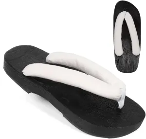 UZAIN Anime Tanjirou Zenitsu Cosplay Clog Shoes Japanese Sandals for Women Geta Wooden Anti-Slip flip-Flops Prop Oshitari