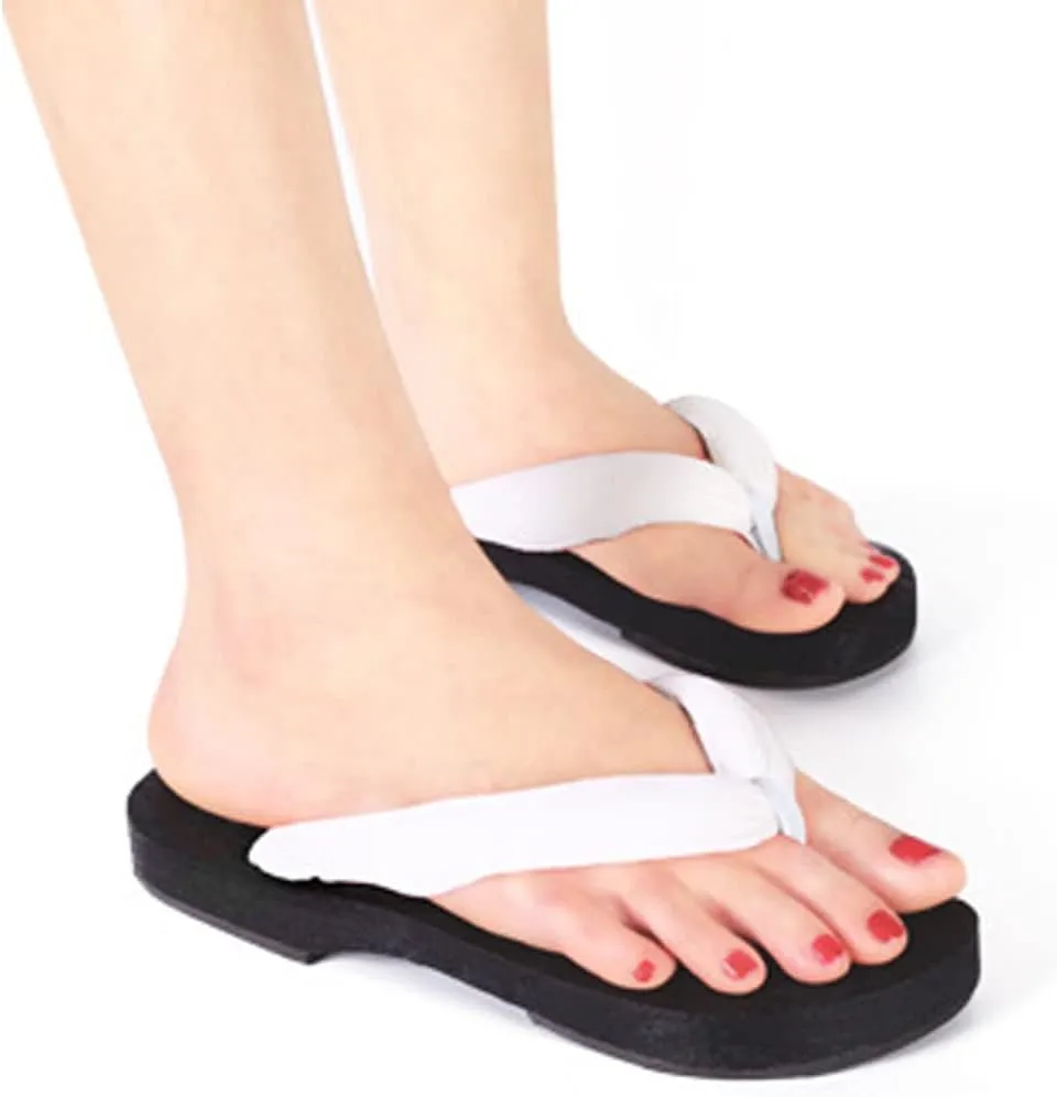 UZAIN Anime Tanjirou Zenitsu Cosplay Clog Shoes Japanese Sandals for Women Geta Wooden Anti-Slip flip-Flops Prop Oshitari