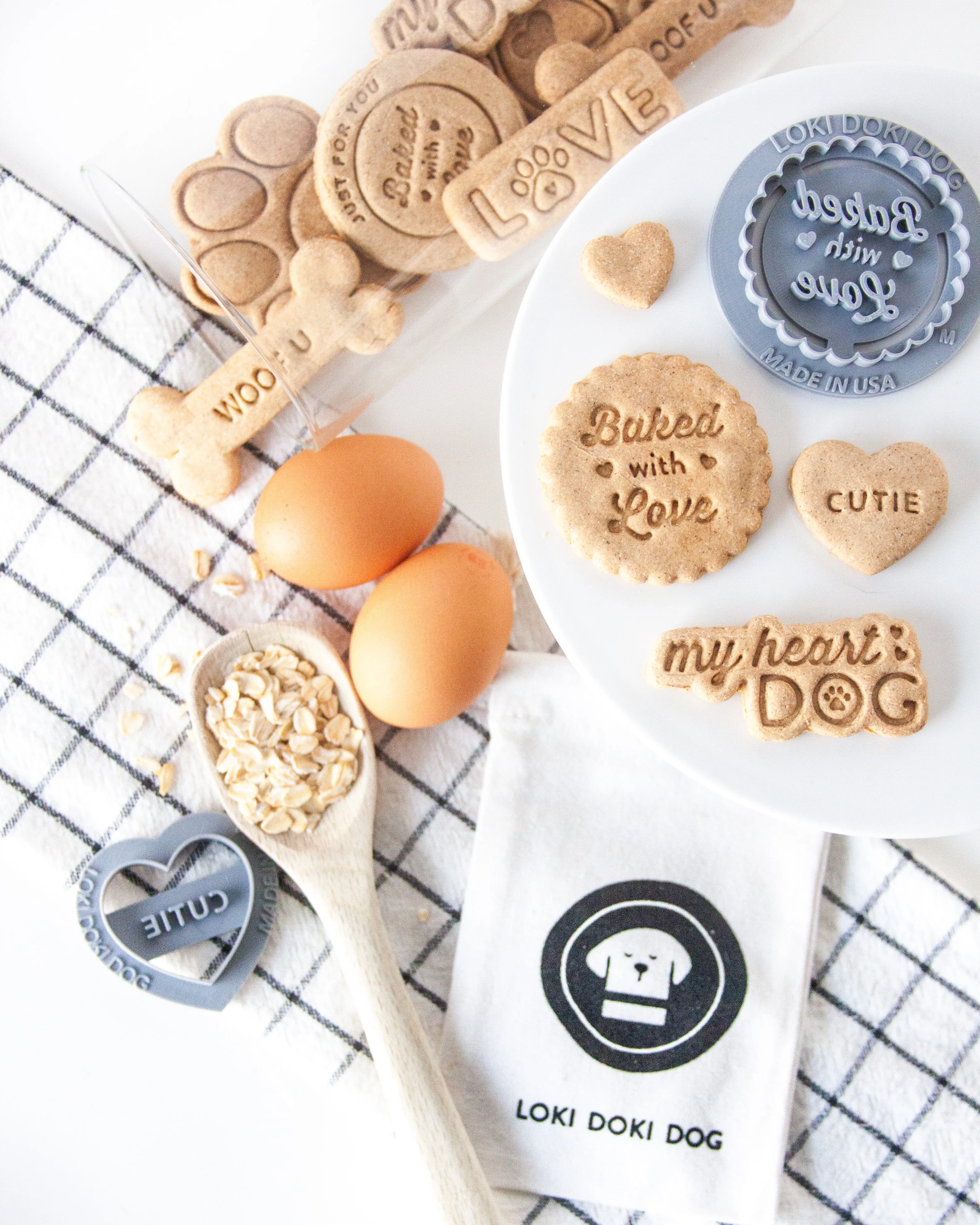 Valentine's Day Dog Bone Shaped Cookie Cutters