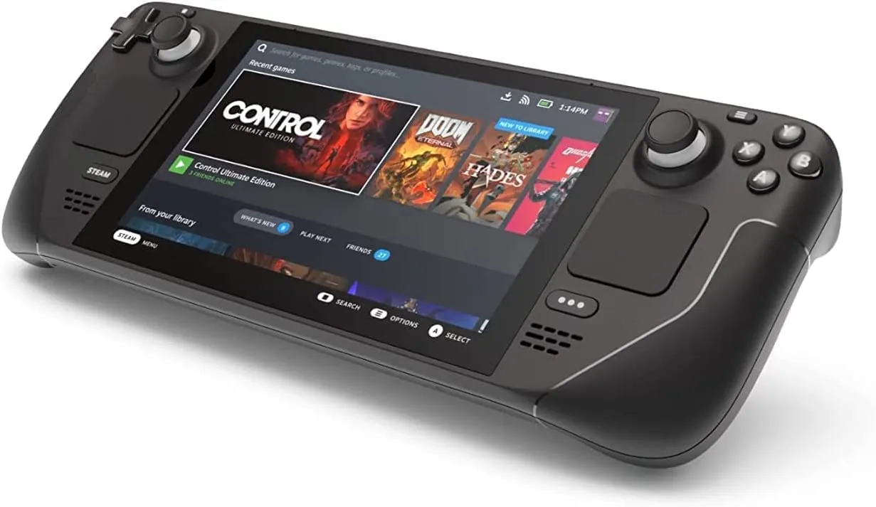 Valve Steam Deck Handheld Gaming Console 1TB, Steam OS, 1280 x 800 LCD Display, with 5-in-1 Kit