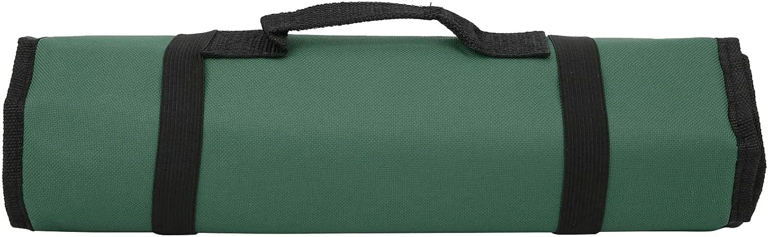 VBESTLIFE Roll Up Tool Bag,Portable Folding Tool Storage Bag Folding Repair Wrench Multifunction Case Holder Pocket Tool Roll Organizer