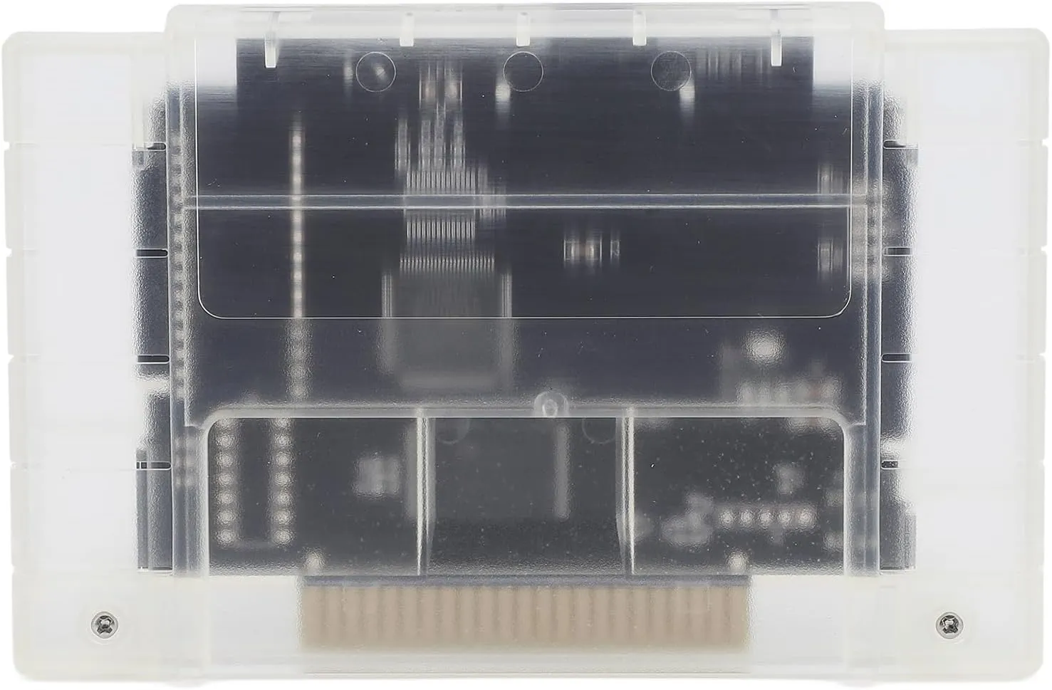 Video Games Memory Card for SFC Game Console, 3000 in 1 Game Flash Memory Card, with 8GB Memory Card, Game Cartridge Expansion Card for SNES SFC (White Transparent)