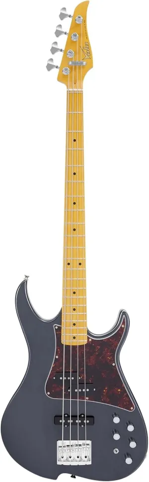 Vola Electric Bass ZVA 4P MF Bass Charcoal Frost Metallic Gloss Handmade in Japan MIJ Gotoh Bridge Gotoh Tuner 4 Strings Modern C Neck For All Levels