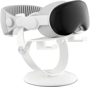 VR Headset Stand for Apple Vision Pro for Quest 3/2/Pro for Pico 4/3 for PSVR 2 for PS4 VR for PS5 VR2 for HTC Vive for Valve Index Universal Display Dock Station Controller Holder Storage Mount
