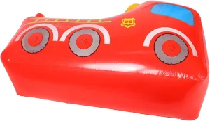 Wakauto Inflatable Fire Truck Tumbler Toy for Boy Girl Portable Outdoor Ride Easy to Inflate Fun Decoration for Boy Girl Rooms for Boys Girls Age