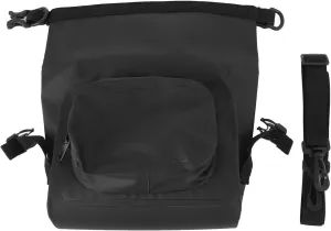 Weatherproof Cycling Handlebar Pack 3.5L | Large Capacity Riding Pouch | Particle Barrier/Rain Barrier | Quick - Install Fastening System | Roll - Top Closure