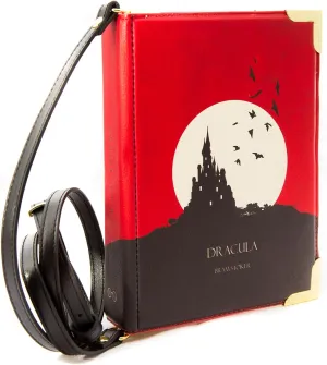 Well Read Co Crossbody Purse Handbag for Book Lovers - Dracula, Vegan Leather, Large