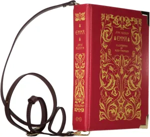 Well Read Co Crossbody Purse Handbag for Book Lovers - Emma, Vegan Leather, Large
