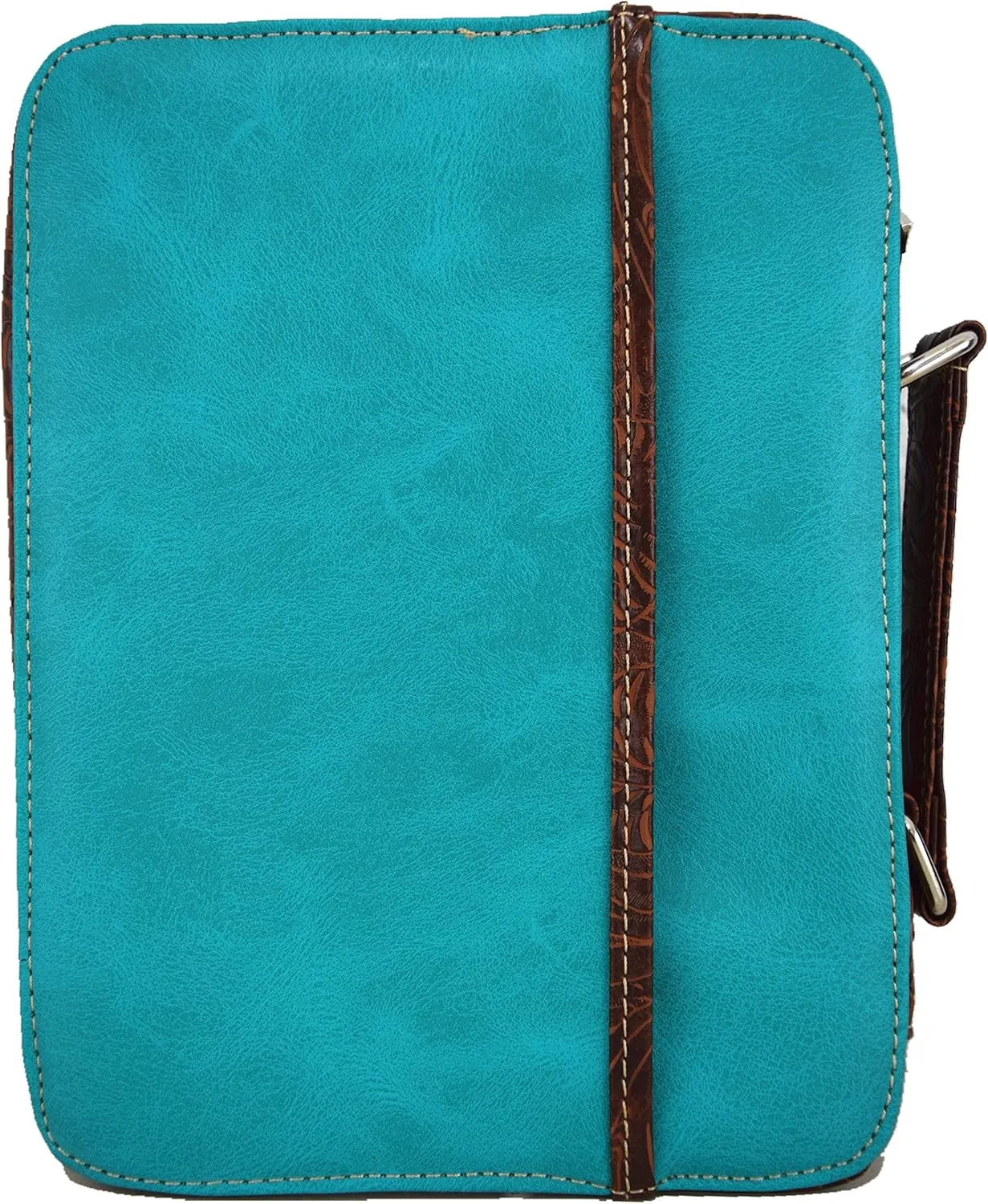 Western Style Embroidered Verse Scripture Bible Cover Book Bibles Carrying Case for Women Extra Strap Purse Messenger Bag