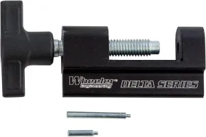 Wheeler Engineering Trigger Guard Install Tool for Installing and Changing Trigger Guards While Gunsmithing, black, silver