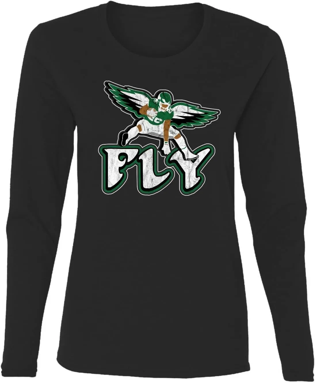 Wild Bobby Philadelphia Fan | PHI Fantasy Football Sports Womens Graphic Long Sleeve T-Shirt