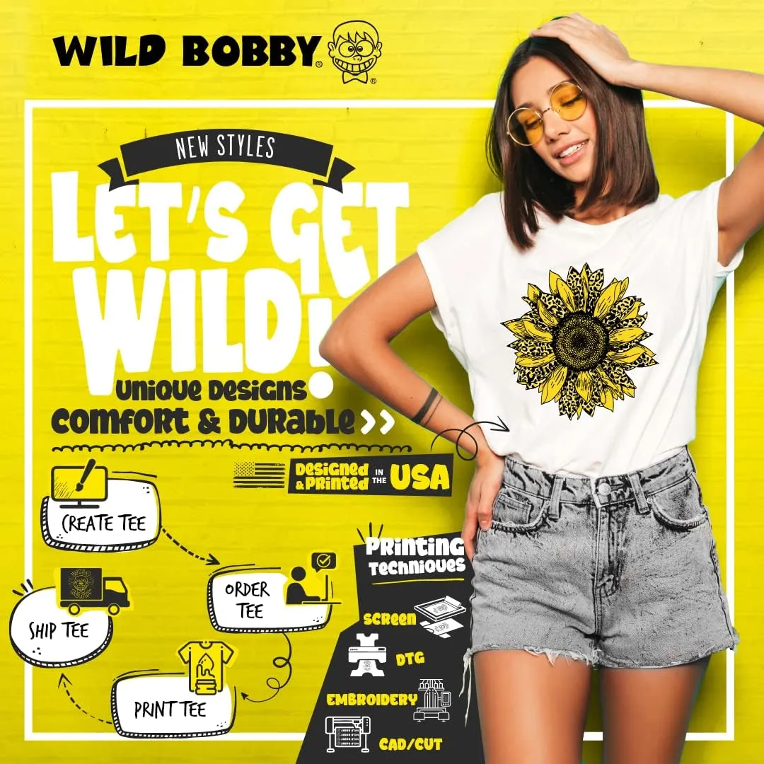 Wild Bobby Vintage Ford Mustang Silver Honeycomb Grill Distressed Cars and Trucks Unisex Crewneck Graphic Sweatshirt