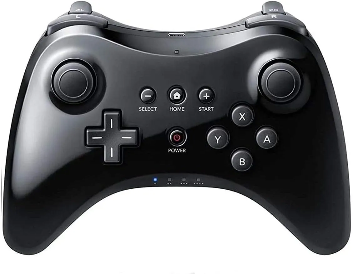 Wireless Bluetooth Dual Analog Joystick for Nintendo Wii U Pro Controller Gamepad.