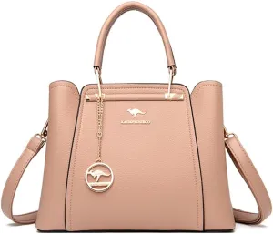 Women's Crossbody Bag Luxury 3 Layers Shoulder Bags PU-Leather Handbags Large Capacity Bag Autumn Winter Dating Bag