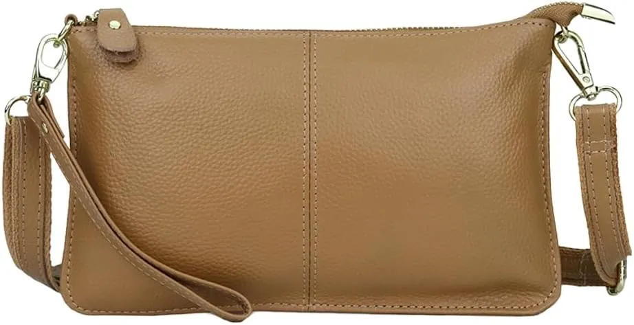 Women's Trendy Leather Shoulder Crossbody Bag Small Square Purse Totes Soft Handbag Satchel Clutch