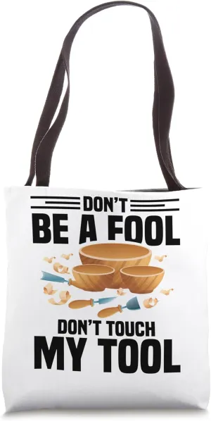 Woodturning Chisels Lathe Wood Turner Tools Woodturner Tote Bag