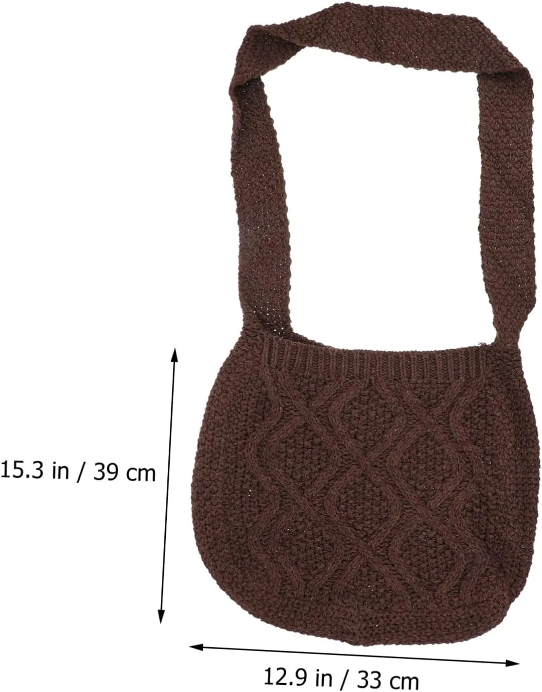 Woven Messenger Bag Crochet Fashion Bag Miss Yarn