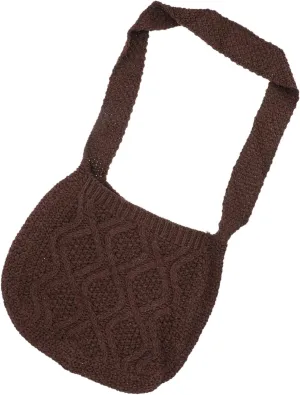 Woven Messenger Bag Crochet Fashion Bag Miss Yarn
