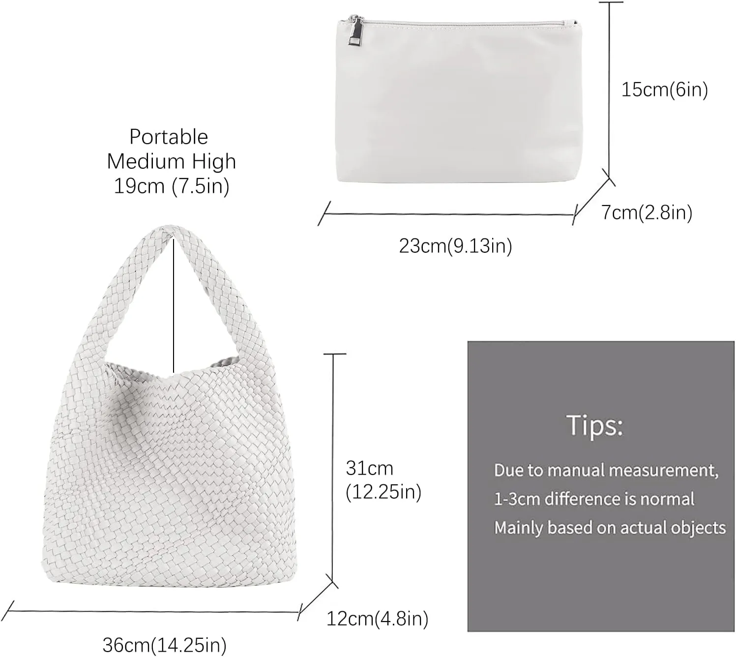Woven Tote Bag Womens Purse Woven Bags for Women Large Summer BeachTote Bags Vegan Leather Shoulder Handbags Travel Totes