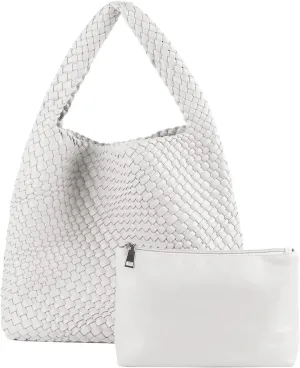 Woven Tote Bag Womens Purse Woven Bags for Women Large Summer BeachTote Bags Vegan Leather Shoulder Handbags Travel Totes